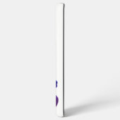 滑りやすいジョーのブラシ仕上げ金属テディベア滑らかなグラード SAMSUNG GALAXYケース (裏面横)