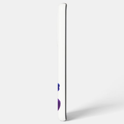 滑りやすいジョーのブラシ仕上げ金属テディベア滑らかなグラード SAMSUNG GALAXYケース (裏面横)