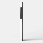 滑りやすいジョーのプライドカエルのフィギュア激しく寒さ Case-Mate iPhoneケース (裏面 / 左)