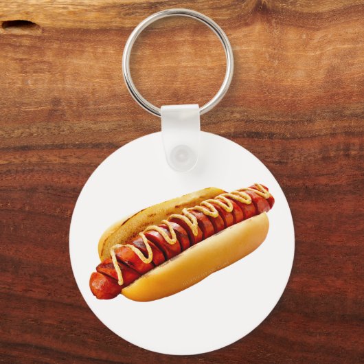 滑りやすいジョーのホットドッグは柔らかいパン鮮やかの音を鳴らした キーホルダー (正面)
