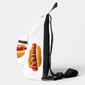 滑りやすいジョーのホットドッグは柔らかいパン鮮やかの音を鳴らした スリングバッグ (右)