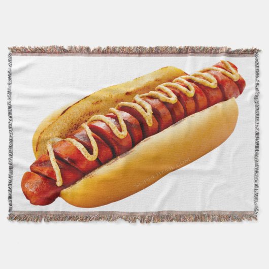 滑りやすいジョーのホットドッグは柔らかいパン鮮やかの音を鳴らした スローブランケット (正面)