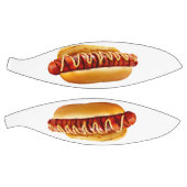 滑りやすいジョーのホットドッグは柔らかいパン鮮やかの音を鳴らした バスケットボール (パネル)