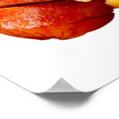 滑りやすいジョーのホットドッグは柔らかいパン鮮やかの音を鳴らした ポスター (角)