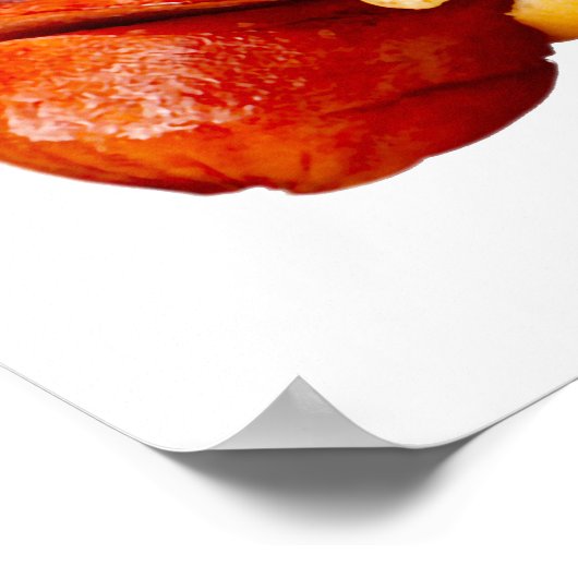 滑りやすいジョーのホットドッグは柔らかいパン鮮やかの音を鳴らした ポスター (角)