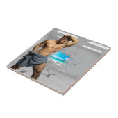 滑りやすいジョーのマンタオル白レンガの壁のバーを壊した タイル (側面)