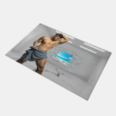 滑りやすいジョーのマンタオル白レンガの壁のバーを壊した ドアマット (アングル)