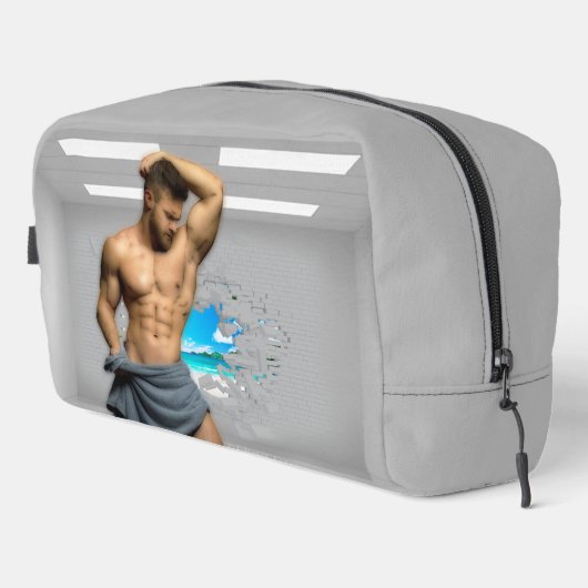 滑りやすいジョーのマンタオル白レンガの壁のバーを壊した ドップキット (右コーナー)