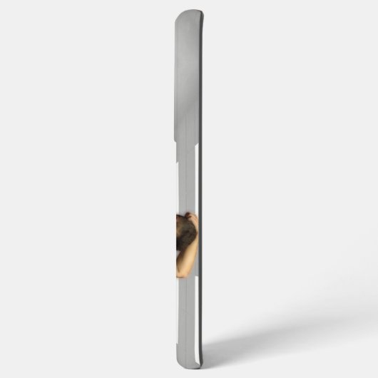 滑りやすいジョーのマンタオル白レンガの壁のバーを壊した SAMSUNG GALAXYケース (裏面横)