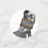 滑りやすいジョーの感謝祭の伝統の筋肉質な男性 コンフェッティ (スモール正面)