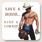 滑りやすいジョーの救馬に乗るわらカウボーイハムス コースター (正面)