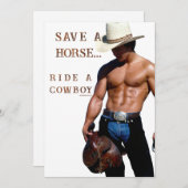 滑りやすいジョーの救馬に乗るわらカウボーイハムス シーズンカード (正面/裏面)