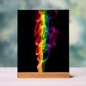 滑りやすいジョーの煙は鮮やかな虹色祝だ アクリルサイン (ニュートラル)