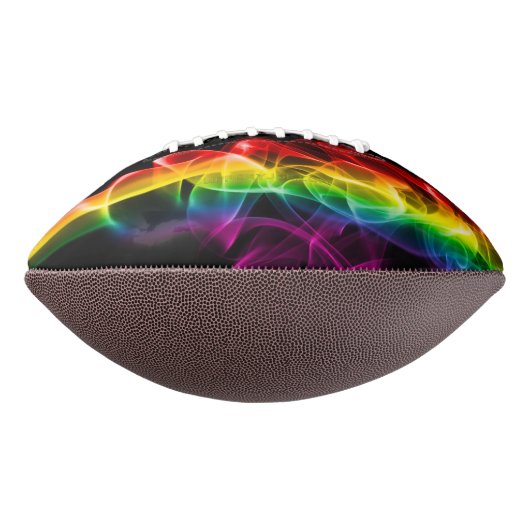 滑りやすいジョーの煙は鮮やかな虹色祝だ アメリカンフットボール (回転270)