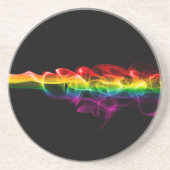 滑りやすいジョーの煙は鮮やかな虹色祝だ コースター (正面)