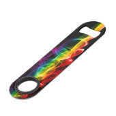 滑りやすいジョーの煙は鮮やかな虹色祝だ スピード栓抜き (裏面アングル)