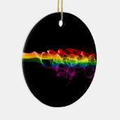 滑りやすいジョーの煙は鮮やかな虹色祝だ セラミックオーナメント (右)