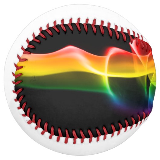 滑りやすいジョーの煙は鮮やかな虹色祝だ ソフトボール (正面左)