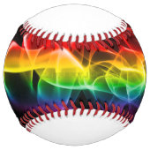 滑りやすいジョーの煙は鮮やかな虹色祝だ ソフトボール (正面)