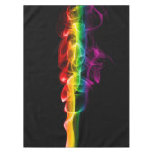 滑りやすいジョーの煙は鮮やかな虹色祝だ テーブルクロス (正面)