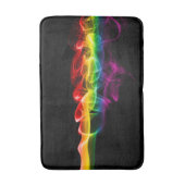 滑りやすいジョーの煙は鮮やかな虹色祝だ バスマット (正面縦)