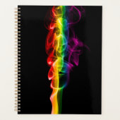 滑りやすいジョーの煙は鮮やかな虹色祝だ プランナー手帳 (正面)
