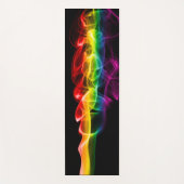 滑りやすいジョーの煙は鮮やかな虹色祝だ ヨガマット (正面)