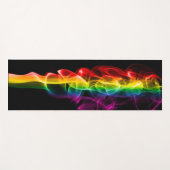 滑りやすいジョーの煙は鮮やかな虹色祝だ ヨガマット (正面(横))