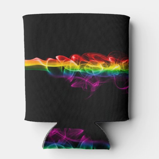 滑りやすいジョーの煙は鮮やかな虹色祝だ 缶クーラー (裏面)