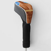 滑りやすいジョーの筋肉質な男のシルクのない胸6パック ゴルフヘッドカバー (アングル)