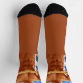 滑りやすいジョーの筋肉質な男のシルクのない胸6パック ソックス (上部)