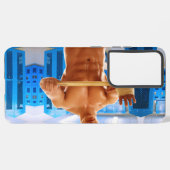 滑りやすいジョーの筋肉質な男のシルクのない胸6パック SAMSUNG GALAXYケース (左側面)