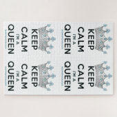 滑りやすいジョー保の穏やかな女王王室の王冠の宝石 ジグソーパズル (横)