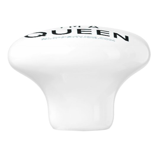 滑りやすいジョー保の穏やかな女王王室の王冠の宝石 セラミックノブ (側面)