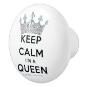 滑りやすいジョー保の穏やかな女王王室の王冠の宝石 セラミックノブ (右)