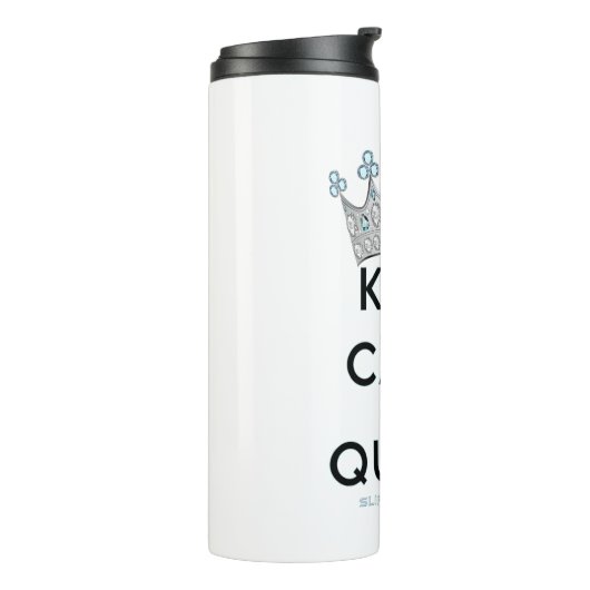 滑りやすいジョー保の穏やかな女王王室の王冠の宝石 タンブラー (回転左)