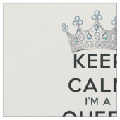 滑りやすいジョー保の穏やかな女王王室の王冠の宝石 ファブリック (クローズアップ)