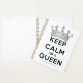 滑りやすいジョー保の穏やかな女王王室の王冠の宝石 プランナー手帳 (ディスプレー)