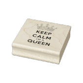 滑りやすいジョー保の穏やかな女王王室の王冠の宝石 ラバースタンプ (スタンプ)