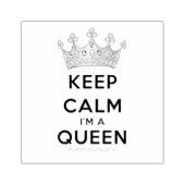 滑りやすいジョー保の穏やかな女王王室の王冠の宝石 ラバースタンプ (インプリント)