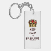 滑りやすいジョー保の穏やかな素晴らしい王冠 キーホルダー (正面左)