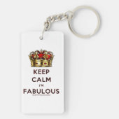 滑りやすいジョー保の穏やかな素晴らしい王冠 キーホルダー (裏面)