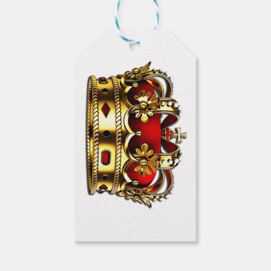 滑りやすいジョー保の穏やかな素晴らしい王冠 ギフトタグ (裏面)