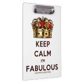 滑りやすいジョー保の穏やかな素晴らしい王冠 クリップボード (右)