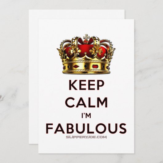 滑りやすいジョー保の穏やかな素晴らしい王冠 シーズンカード (正面/裏面)