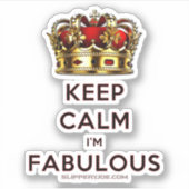 滑りやすいジョー保の穏やかな素晴らしい王冠 シール (正面)