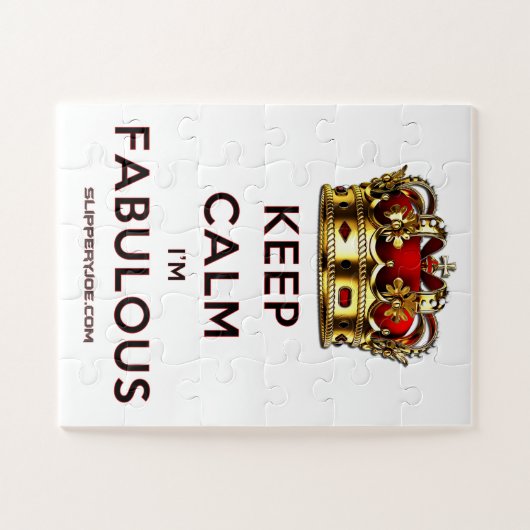 滑りやすいジョー保の穏やかな素晴らしい王冠 ジグソーパズル (横)