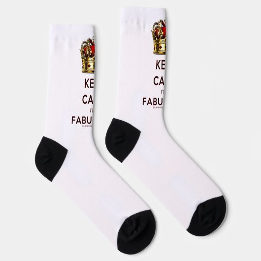 滑りやすいジョー保の穏やかな素晴らしい王冠 ソックス (右)