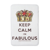 滑りやすいジョー保の穏やかな素晴らしい王冠 バスマット (正面縦)