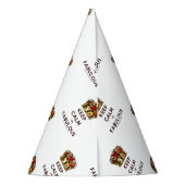 滑りやすいジョー保の穏やかな素晴らしい王冠 パーティーハット (裏面)